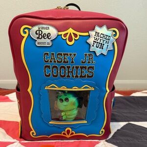 Loungefly Red and Blue Casey Jr. Backpack